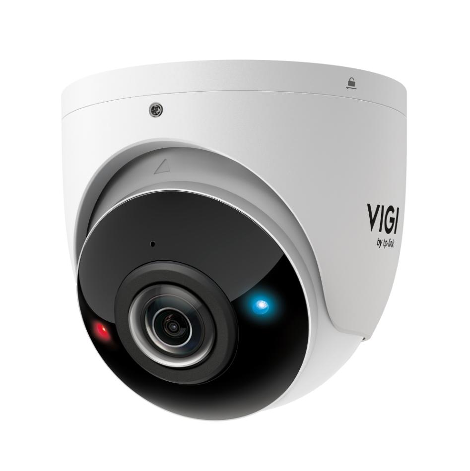 Camera Turret Hồng ngoại 8MP TP-Link VIGI InSight S485PI, Góc nhìn 180°, Cảnh báo đèn xanh & đỏ, Nhận diện Người & Xe, IR 20m