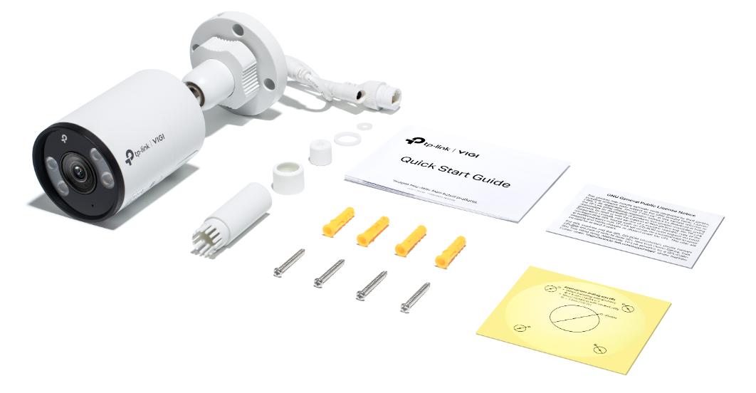 Camera VIGI InSight S3854mm) 8MP Ống kính bắt cận, Full-Color, Nhìn đêm 30m, Đàm thoại 2 chiều, IP67, H.265+