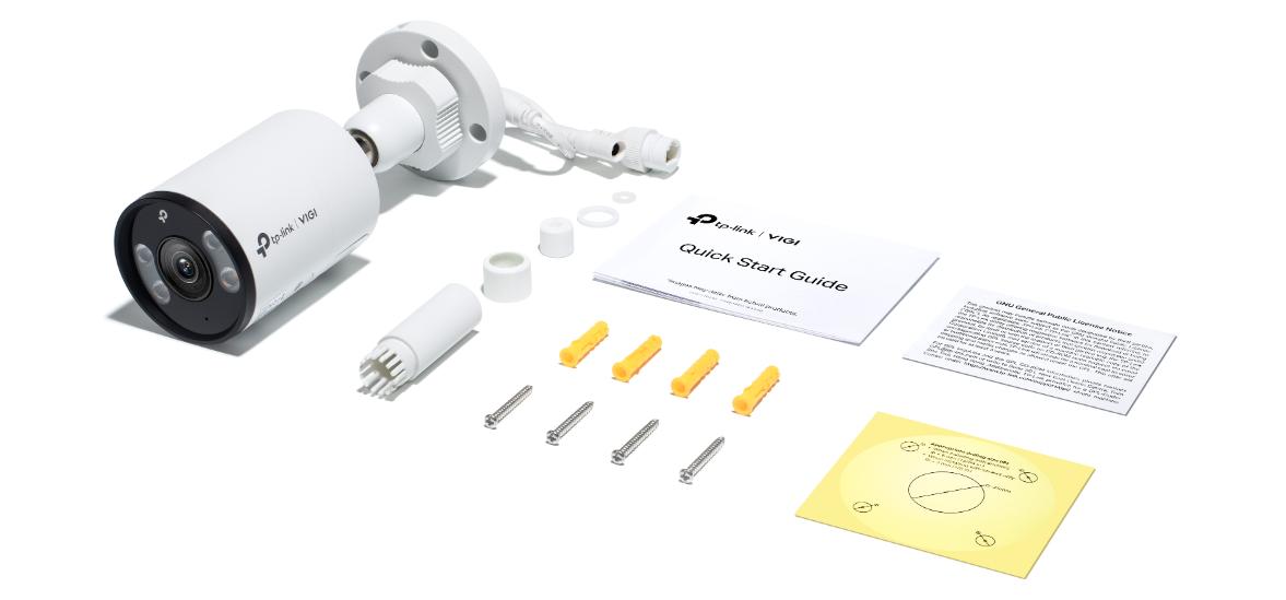 Camera Bullet 5MP Ngoài trời VIGI InSight S355(2.8mm) Góc nhìn rộng, AI Phân tích Người & Xe, Âm thanh 2 chiều