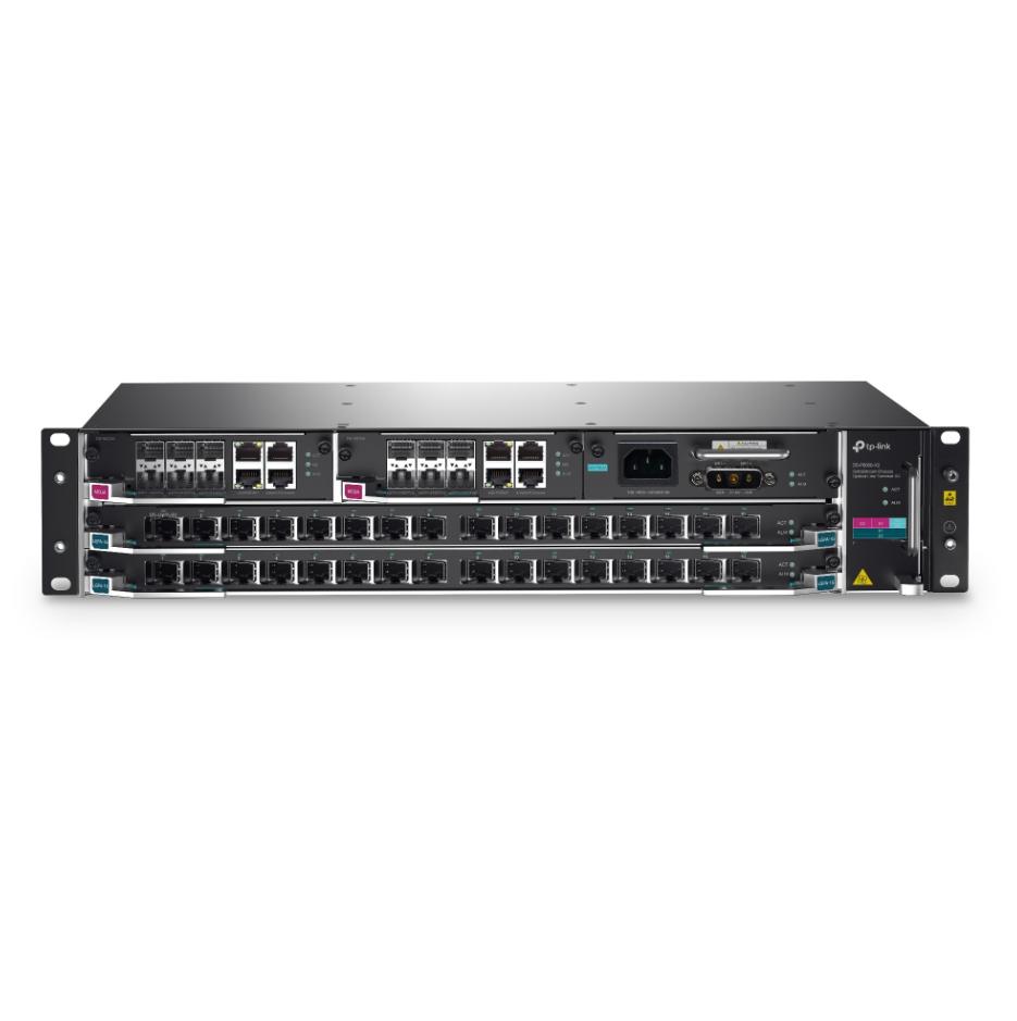 Thiết bị đầu cuối đường quang DeltaStream Chassis-X2 TP-Link DS-P8000-X2, 32 Cổng Combo XGS-PON, Quản lý 8192 ONU