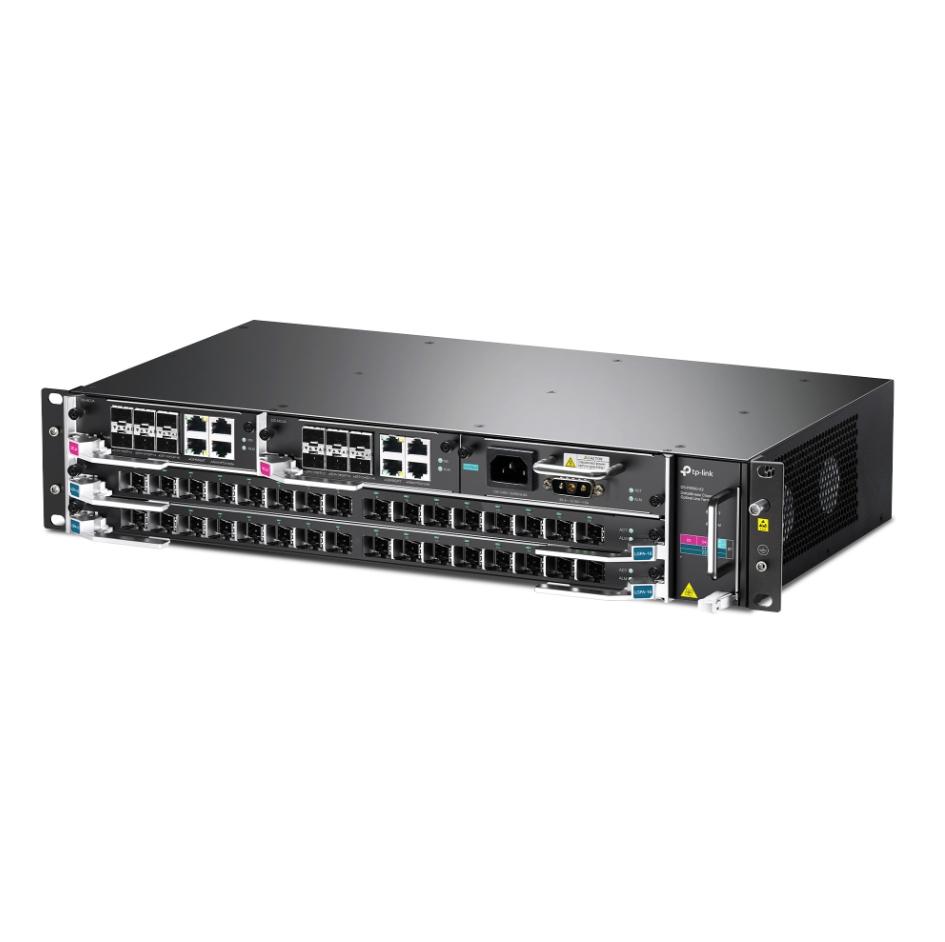 Thiết bị đầu cuối đường quang DeltaStream Chassis-X2 TP-Link DS-P8000-X2, 32 Cổng Combo XGS-PON, Quản lý 8192 ONU