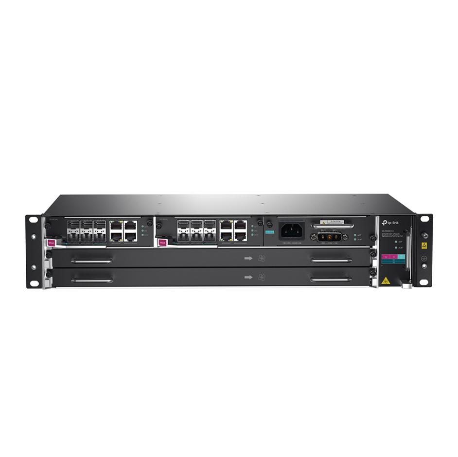 Thiết bị đầu cuối đường quang DeltaStream Chassis-X2 TP-Link DS-P8000-X2, 32 Cổng Combo XGS-PON, Quản lý 8192 ONU