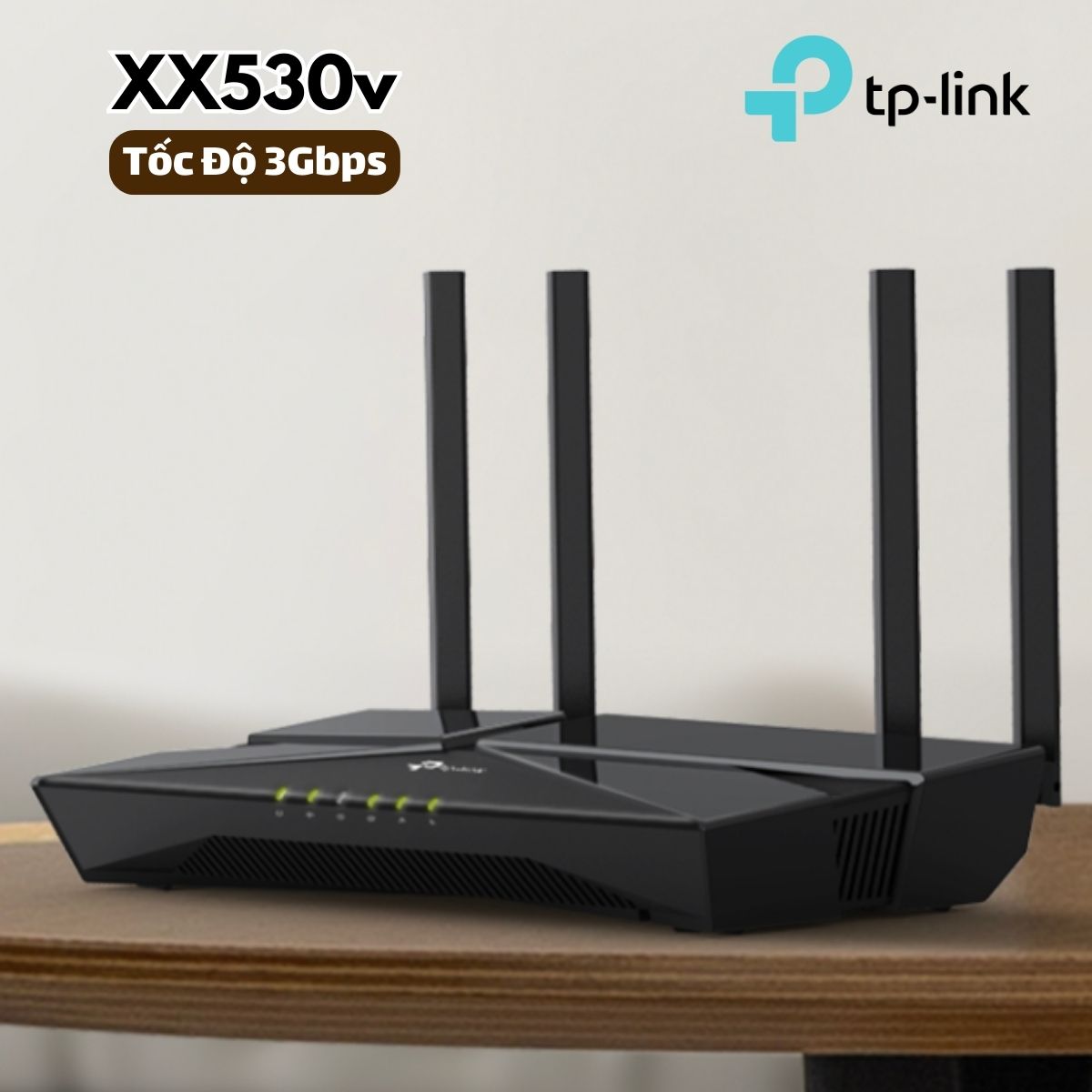 Router WiFi 6 XPON AX3000 TP-Link XX530v: Tốc Độ 3Gbps, Hỗ Trợ VoIP, Băng tần kép lên đến 3 Gbps, Quản Lý Từ Xa TAUC