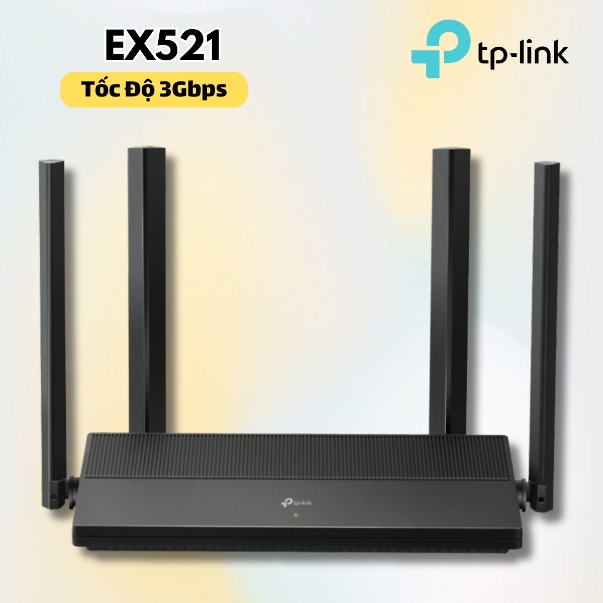 Router WiFi 6 AX3000 TP-Link EX521: Tốc Độ 3Gbps, Công Nghệ Mesh Thế Hệ Mới, Quản Lý Từ Xa TAUC
