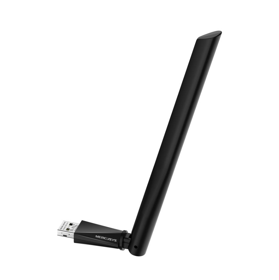 Adapter USB 2.0 Wi-Fi 6 Mercury MA14H Chuẩn AX300, Ăng-ten Tăng Cường, Hỗ Trợ MU-MIMO & OFDMA, Bảo Mật WPA2, WPA3