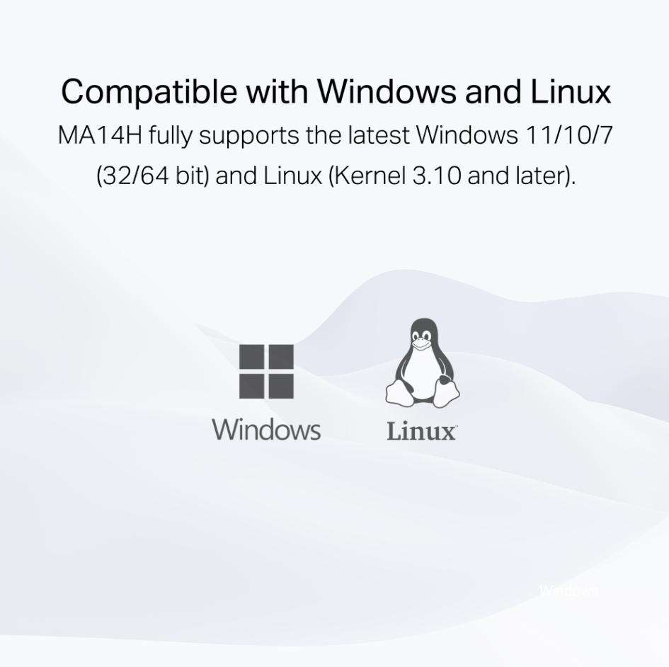 Adapter USB 2.0 Wi-Fi 6 Mercury MA14H Chuẩn AX300, Ăng-ten Tăng Cường, Hỗ Trợ MU-MIMO & OFDMA, Bảo Mật WPA2, WPA3