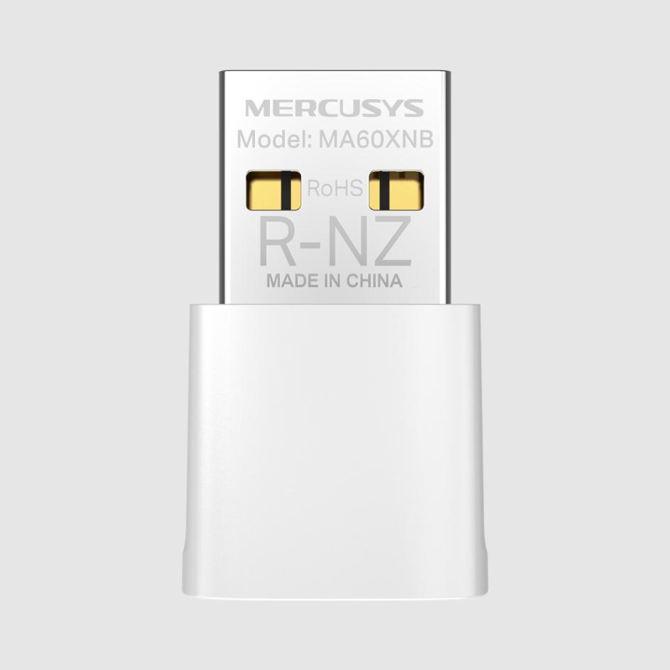 Adapter USB 2.0 Nano Wi-Fi 6 Bluetooth Mercury MA60XNB AX900 Băng Tần Kép & Bluetooth 5.3,WPA3, WPA2, WPA