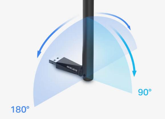 Bộ Thu Wi-Fi USB AC1300 Mercury MA30H Tốc Độ 1.3Gbps, Bảo Mật WPA3, MU-MIMO, Băng tần kép, Cắm và Chạy