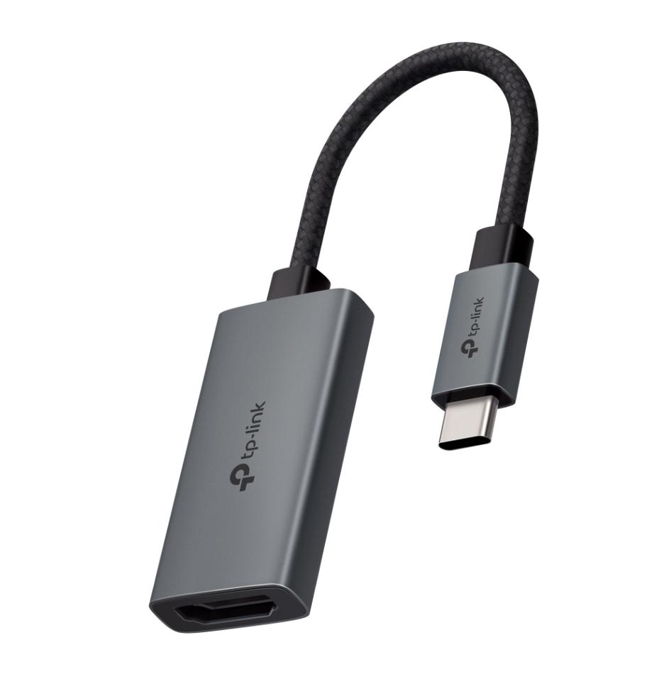 Bộ chuyển đổi USB Type-C sang HDMI TP-Link UA520C Hỗ Trợ 4K@60Hz, Vỏ Nhôm Tản Nhiệt, Cắm và Chạy
