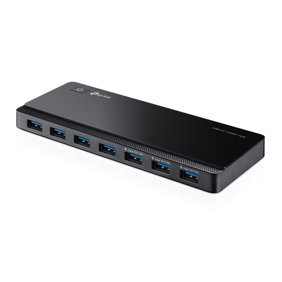 Bộ Chia USB 3.0 7 Cổng TP-Link UH700: Tốc Độ 5Gbps, Tương Thích Windows 11 & MacOS, Tản nhiệt tốt