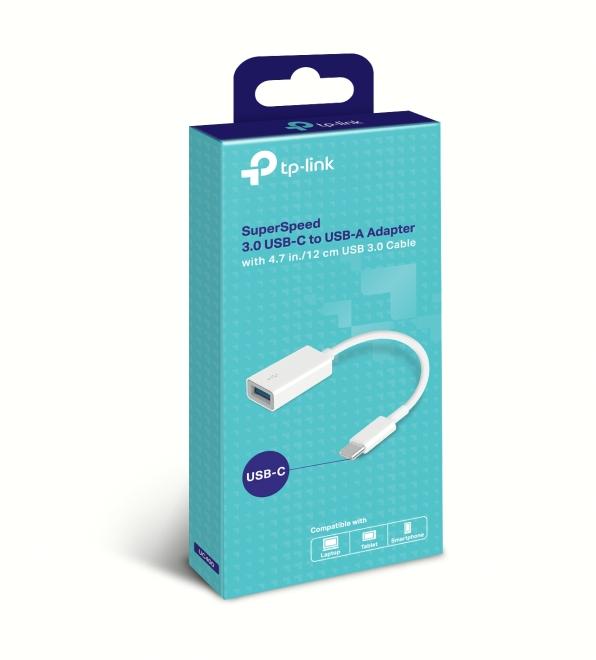 Đầu Chuyển USB-C Sang USB-A TP-Link UC400: Chuẩn 3.0, Tốc độ 5000 Mbps, Hỗ trợ OTG, Cắm Là Chạy