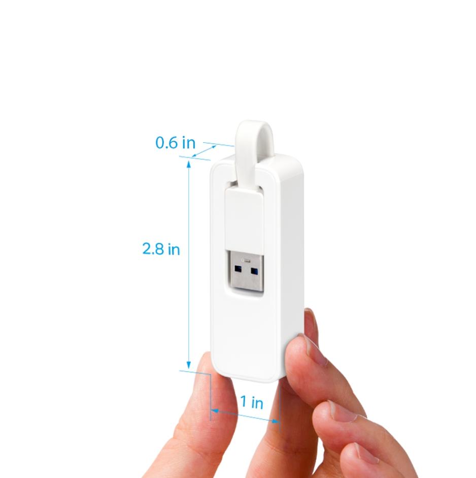 Bộ chuyển đổi USB 2.0 sang LAN RJ45 100Mbps TP-Link UE200, Hỗ trợ chipset RTL8152B, Kết nối nhanh ổn định