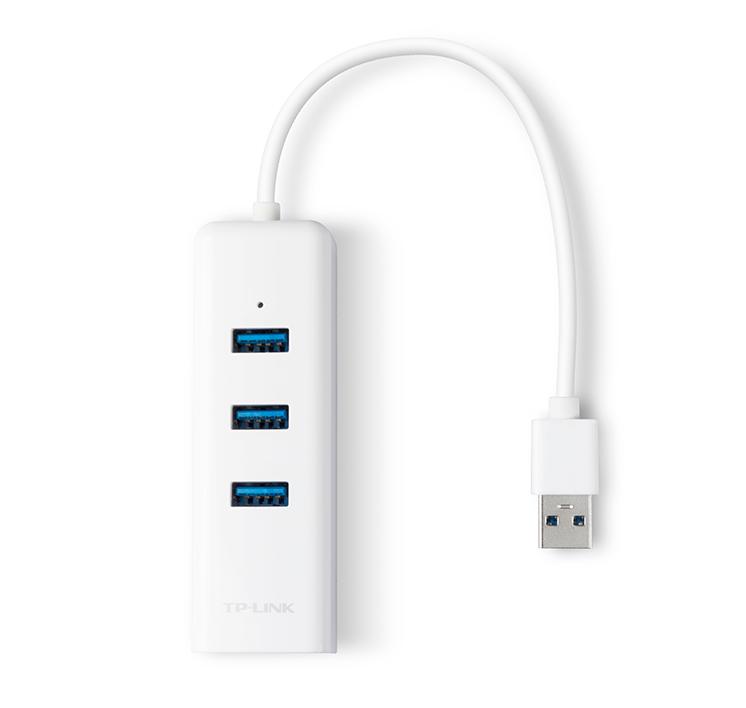 Bộ Chia USB 3.0 Tích Hợp Cổng LAN Gigabit TP-Link UE330, Tốc độ 5Gbps, Hỗ trợ hệ điều hành Windows 11/10/8, MacOS, Linux