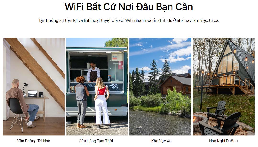 Router Wi-Fi AC1200 4G+ Cat6 Gigabit Mercusys MB235-4G Băng tần kép 1200 Mbps, Hỗ Trợ EasyMesh, Kết nối đồng thời 64 thiết bị