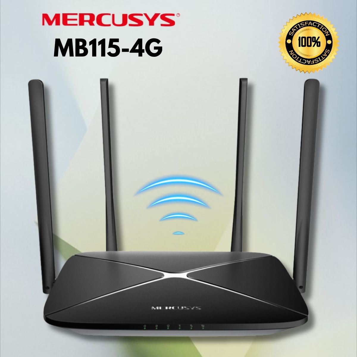 Router Wi-Fi 4G LTE TP-Link MB115-4G: Tốc Độ 300Mbps, 4 Ăng-ten Ngoài, Cắm SIM Là Chạy, Cổng LAN/WAN Linh Hoạt