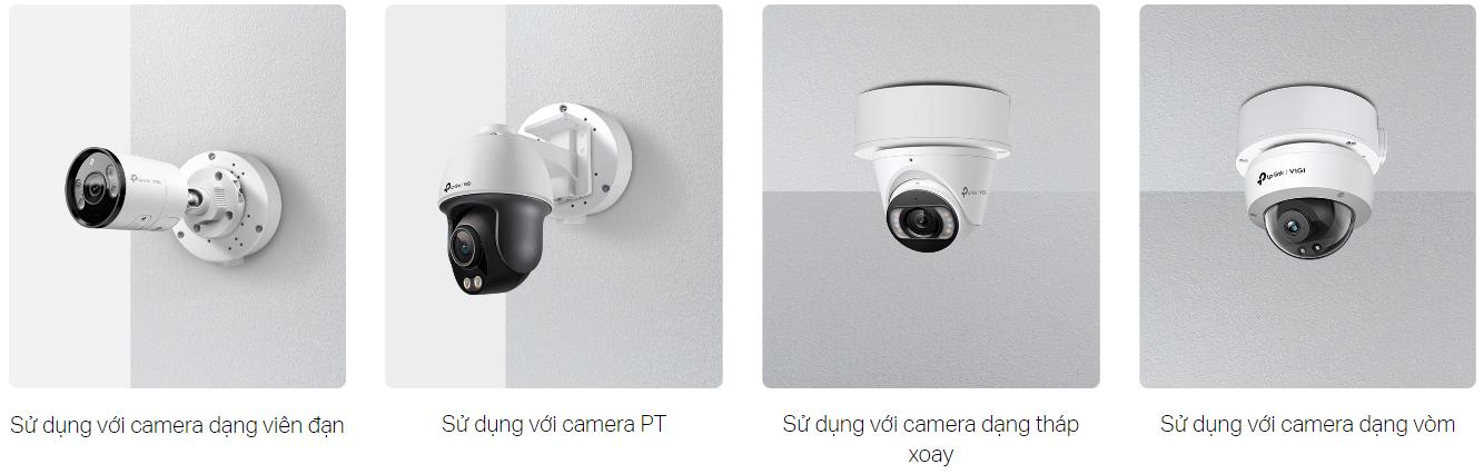 Hộp Nối Camera VIGI VJB-300: Vỏ Nhôm Chống Nước, Dấu Dây Tiện Lợi, Phù hợp Ngoài trời/Trong nhà