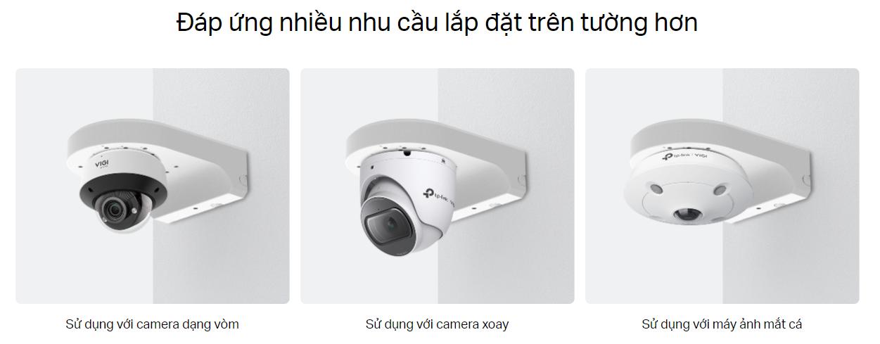 Hộp nối camera mạng VIGI VJB-240 Chuyên Dụng Cho Camera PTZ & Mắt Cá, Đế nhôm hợp kim, Gắn tường
