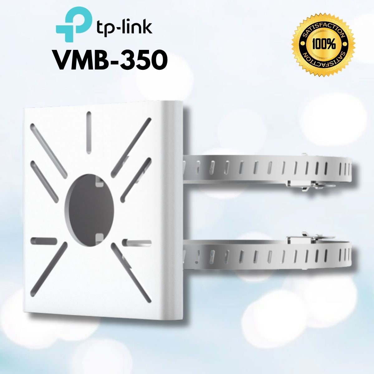 Giá Treo Camera Lên Cột Tròn VIGI VMB-350 Thép Mạ Kẽm SGCC Chống rỉ, Tương thích với camera Bullet và PT VIGI 