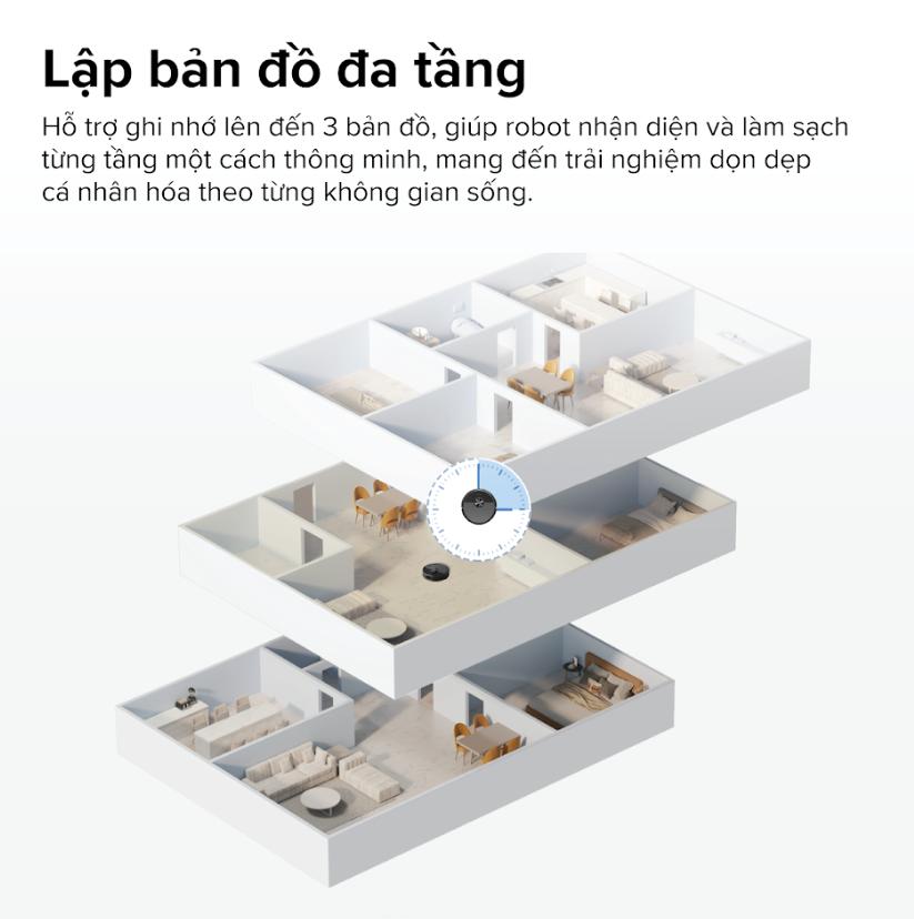 Robot hút bụi lau nhà Roborock Q7 TF+ Lực Hút 10.000Pa, Dock Sạc Tự Hút Bụi 2.7L, Tự động đổ rác 7 tuần, Quét laser 360°, Lau bằng giẻ