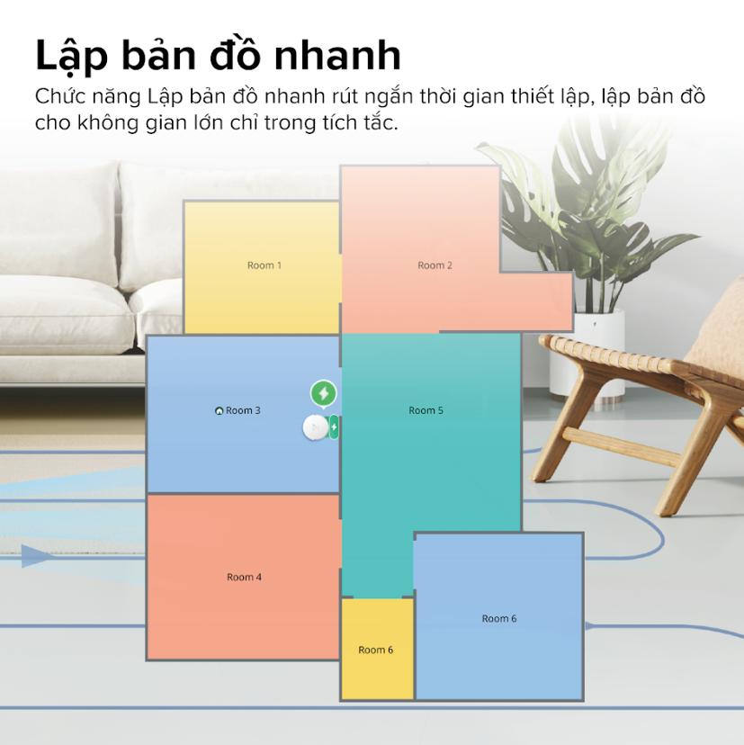 Robot hút bụi lau nhà Roborock Q7 TF+ Lực Hút 10.000Pa, Dock Sạc Tự Hút Bụi 2.7L, Tự động đổ rác 7 tuần, Quét laser 360°, Lau bằng giẻ