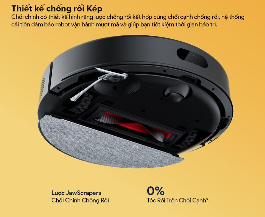 Robot hút bụi vệ sinh sàn nhà Roborock Q7 Pro Max Lực Hút Khủng 13.000Pa, Điều Hướng LiDAR, Chống Rối Kép, Pin 3200 mAh, lau giẻ