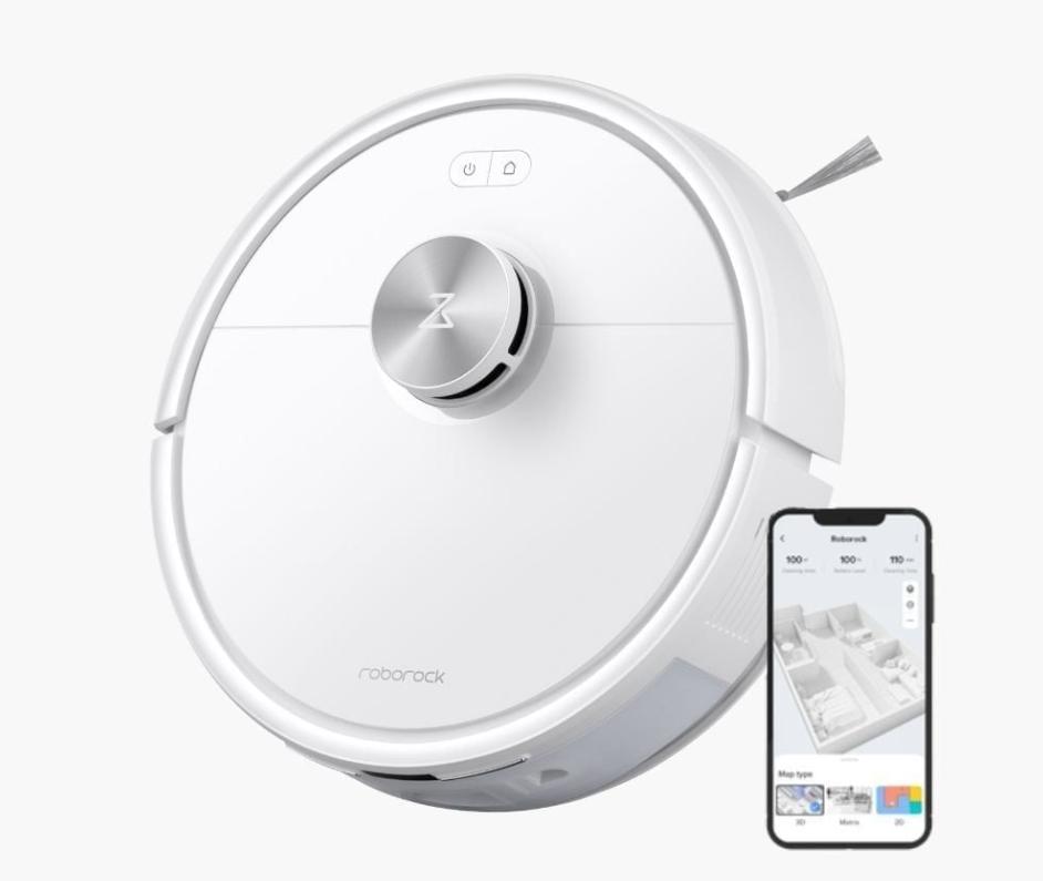 Robot hút bụi vệ sinh sàn nhà Roborock Q7 Pro Max Lực Hút Khủng 13.000Pa, Điều Hướng LiDAR, Chống Rối Kép, Pin 3200 mAh, lau giẻ