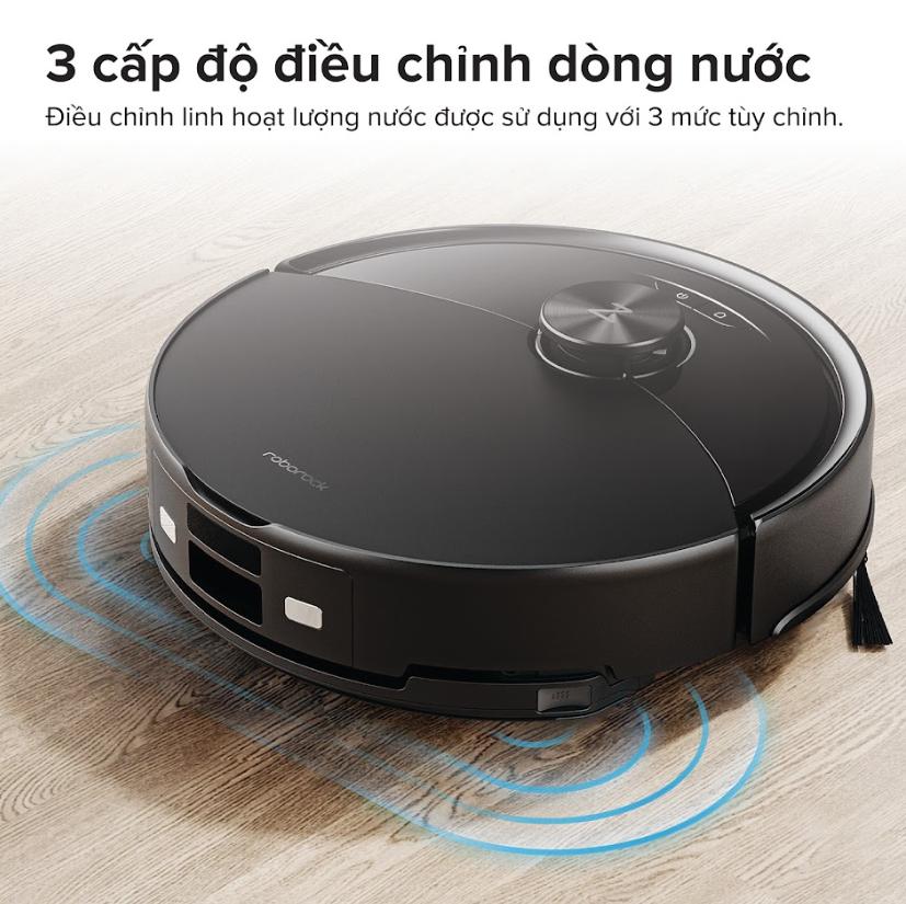 Máy hút bụi lau nhà thông minh Roborock Q10 PF+ , Lực Hút 10.000Pa, Tránh vật cản Reactive Tech & Dock Auto-Empty, Chống rối kép, Lau giẻ