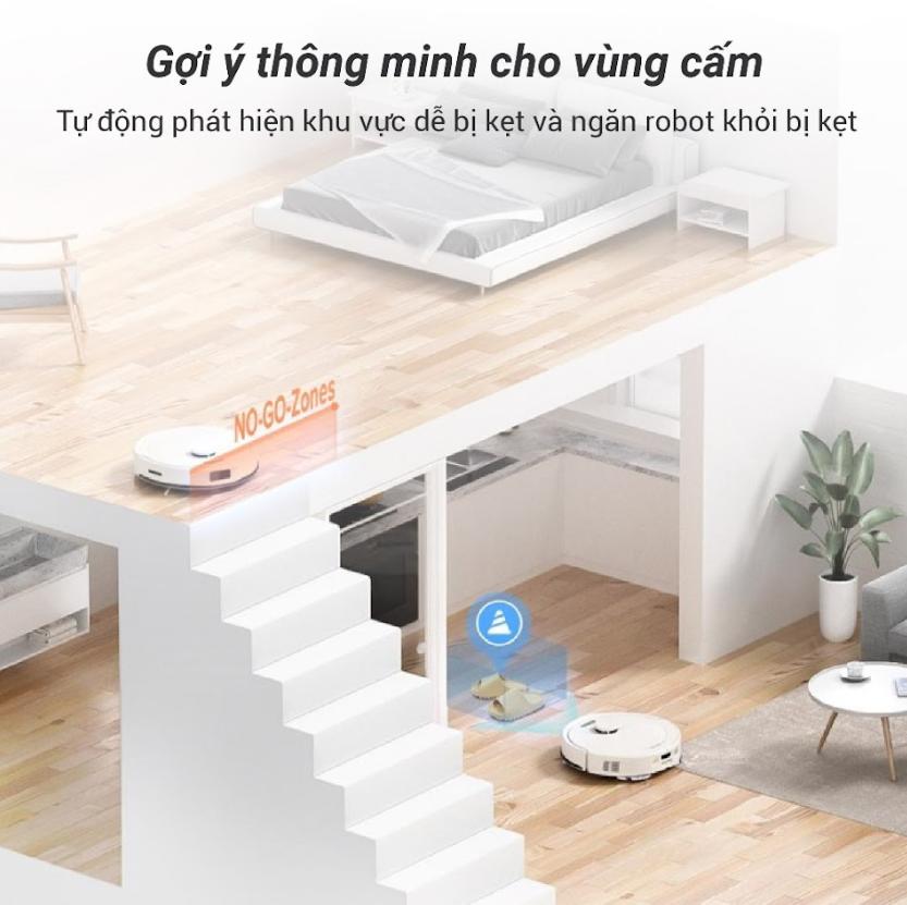 Robot hút bụi tự động Roborock Qrevo: Lực Hút 5.500Pa, lau chổi xoay 360 độ, Trạm sạc 6 in 1, Lau Xoay 360 Độ, Tự Động Xòe Giẻ, Làm Sạch Góc 92%