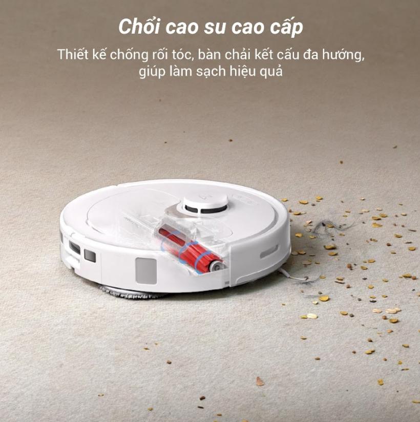 Robot hút bụi tự động Roborock Qrevo: Lực Hút 5.500Pa, lau chổi xoay 360 độ, Trạm sạc 6 in 1, Lau Xoay 360 Độ, Tự Động Xòe Giẻ, Làm Sạch Góc 92%