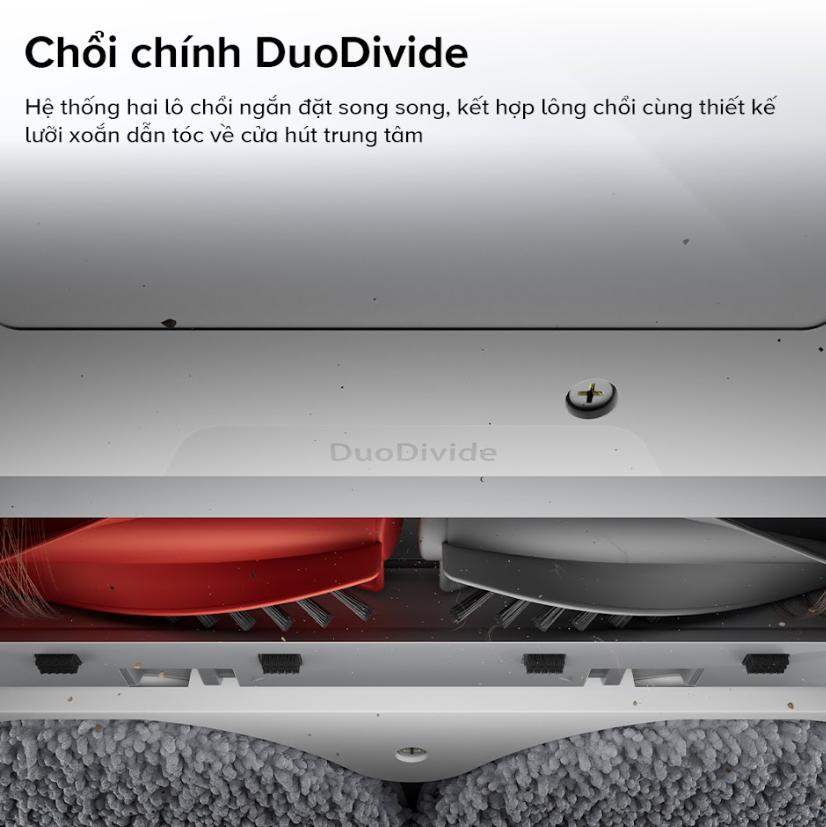 Robot vệ sinh sàn nhà hút bụi Roborock Qrevo S Pro, Lực hút 18.500Pa, Lau Xoay Kép & Trạm Sạc Đa Năng, Chống Rối Kép