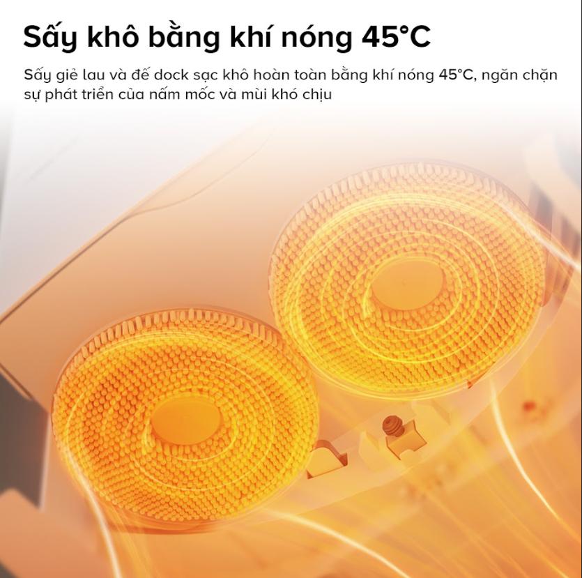 Robot vệ sinh sàn nhà hút bụi Roborock Qrevo S Pro, Lực hút 18.500Pa, Lau Xoay Kép & Trạm Sạc Đa Năng, Chống Rối Kép