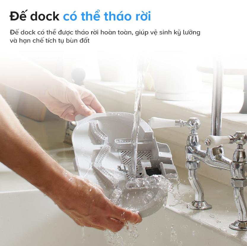 Robot Hút Bụi lau nhà Roborock Qrevo 5AE Lực Hút 12.000Pa, Lau chổi xoay, Chổi Chống Rối DuoDivide, PreciSense LiDAR (Bản đồ 3D) + Reactive Tech