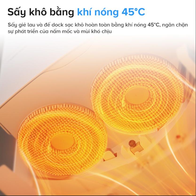 Robot Hút Bụi lau nhà Roborock Qrevo 5AE Lực Hút 12.000Pa, Lau chổi xoay, Chổi Chống Rối DuoDivide, PreciSense LiDAR (Bản đồ 3D) + Reactive Tech