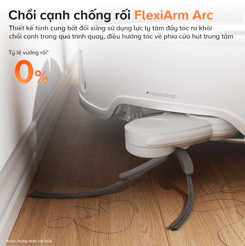 Robot Hút Bụi lau nhà Roborock Qrevo Edge 5V1 Lực hút 18.500Pa, Lau xoay kép, Chổi DuoDivide Chống Rối & Trạm Sạc 3.0