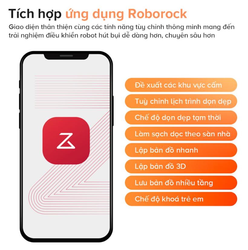 Robot Hút Bụi lau nhà Roborock Qrevo Edge 5V1 Lực hút 18.500Pa, Lau xoay kép, Chổi DuoDivide Chống Rối & Trạm Sạc 3.0