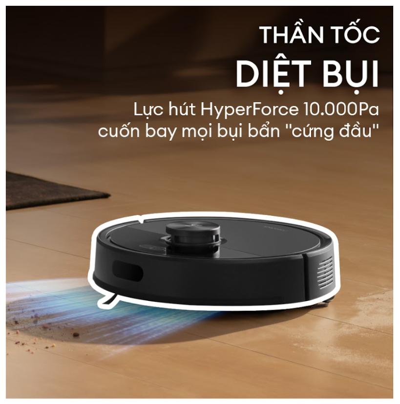 Robot hút bụi lau nhà Roborock Q7 TF Lực Hút 10.000Pa, Chổi Cao Su Chữ V, Chống rối kép, Lập Bản Đồ 360°, Lau bằng giẻ