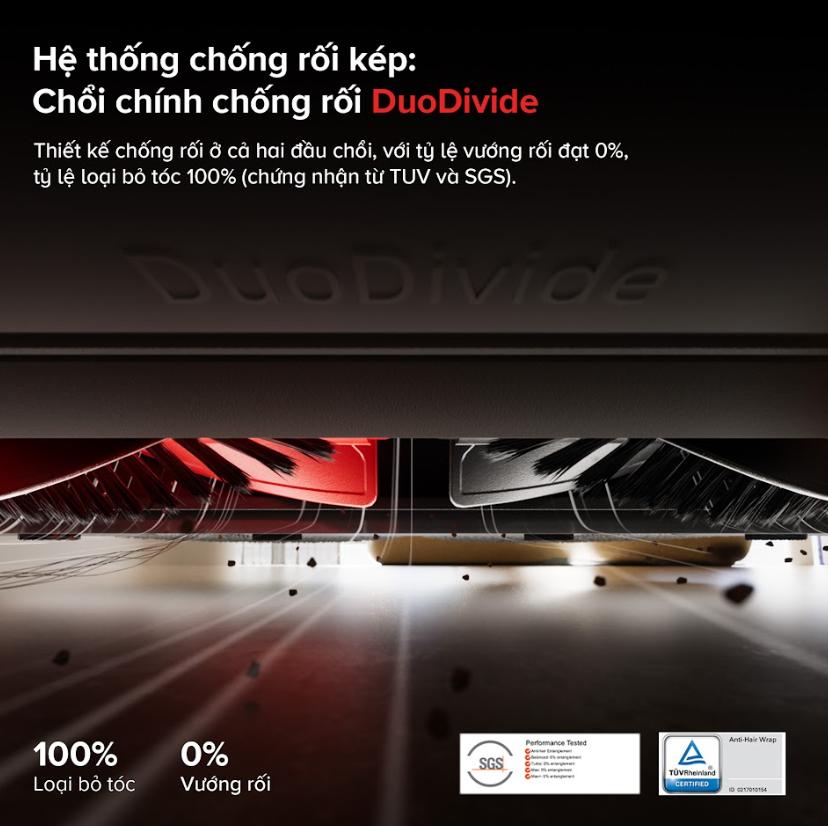 Robot Hút Bụi rảnh tay Roborock Qrevo EdgeT: Siêu Mỏng 7.98cm, Lực Hút 18.500Pa, Trạm Sạc 8 Trong 1, Lau xoay giẻ