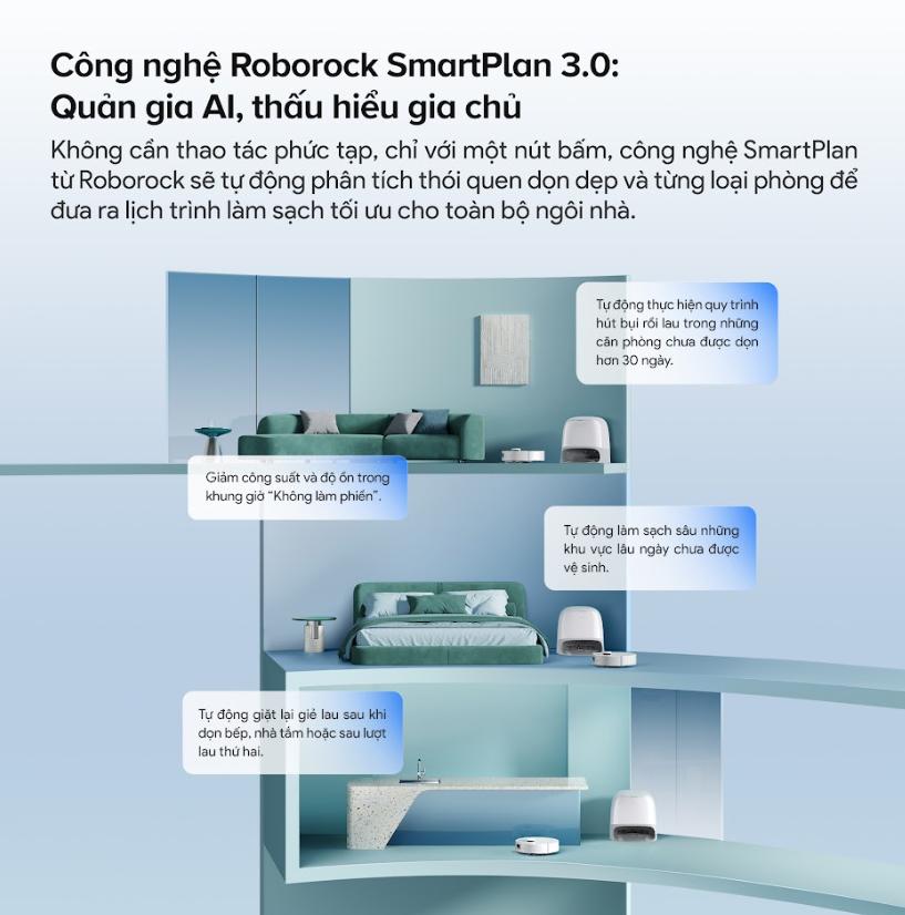 Máy hút bụi tự động Roborock Qrevo Curv 2 Flow, Lực Hút 20.000Pa, Con Lăn 270mm, Chống Rối Kép & Trạm Sạc Đa Năng, Lau con lăn