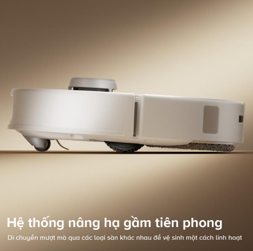 Máy hút bụi lau nhà Roborock Qrevo Curv, Lực Hút 18.500Pa, Khung Nâng AdaptiLift, Công Nghệ FlexiArm & Lau Sát Mép