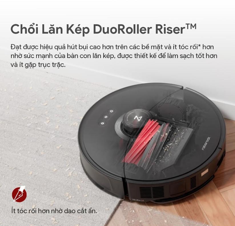 Robot Hút Bụi Roborock S8 Max Ultra Lực Hút 8.000Pa, Lau Rung VibraRise 3.0, Nâng giẻ lau 20mm, Điểu khiển qua ứng dụng, Giẻ lau xoay