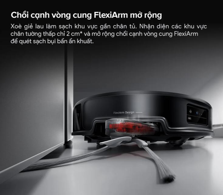 Robot Hút Bụi Roborock Saros 20: Lực Hút Khủng 35.000Pa, Robot Vượt Mọi Địa Hình & Thảm Dày, Hỗ trợ công nghệ StarSight 2.0, Lau giẻ