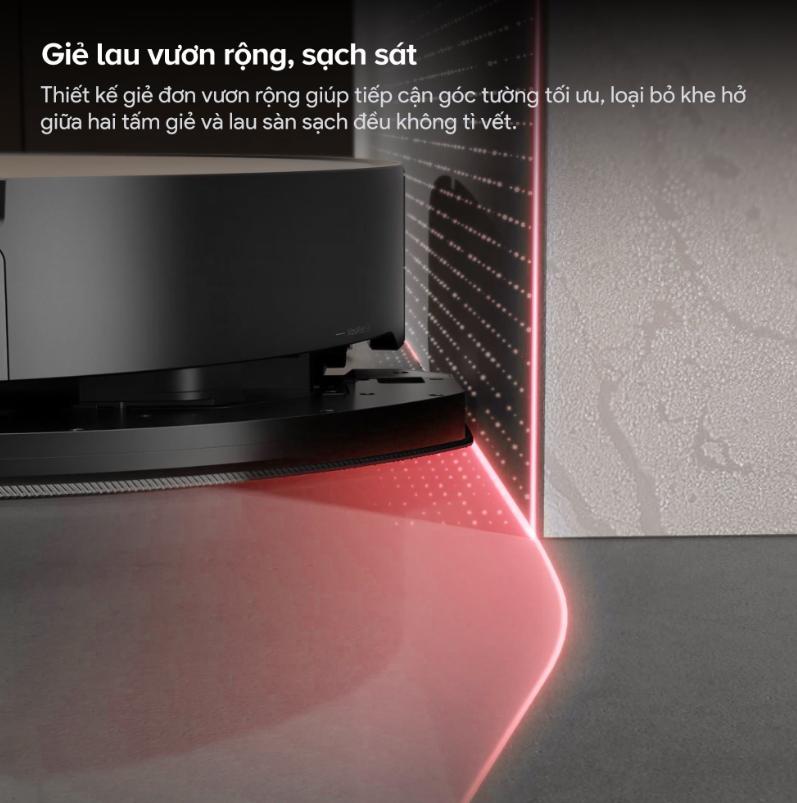 Robot Hút Bụi Roborock Saros 20 Sonic: Lực Hút 35.000Pa, Lau Rung VibraRise 5.0, Thiết kế 7.98cm, Xoè giẻ lau