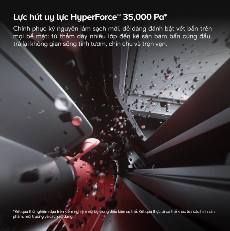 Robot Hút Bụi Roborock Saros 20 Sonic: Lực Hút 35.000Pa, Lau Rung VibraRise 5.0, Thiết kế 7.98cm, Xoè giẻ lau