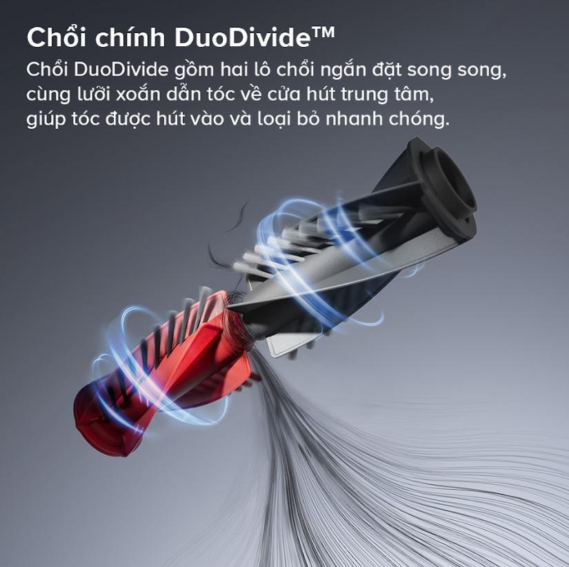 Robot vệ sinh sàn nhà Roborock Saros 10R: Lực Hút 19.000Pa,  Siêu Mỏng 7.98cm, Nâng Hạ Khung Gầm & Chống Rối DuoDivide™, Lau xoay giẻ