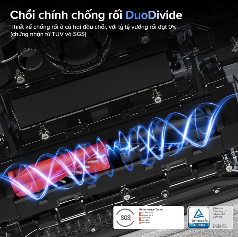 Robot tự động dọn nhà Roborock Saros 10: Lực Hút 22.000Pa, Giặt Giẻ Nước Nóng 80°C, Lau Rung VibraRise 4.0, Chổi lau xoay chống rối, Lau xoay giẻ