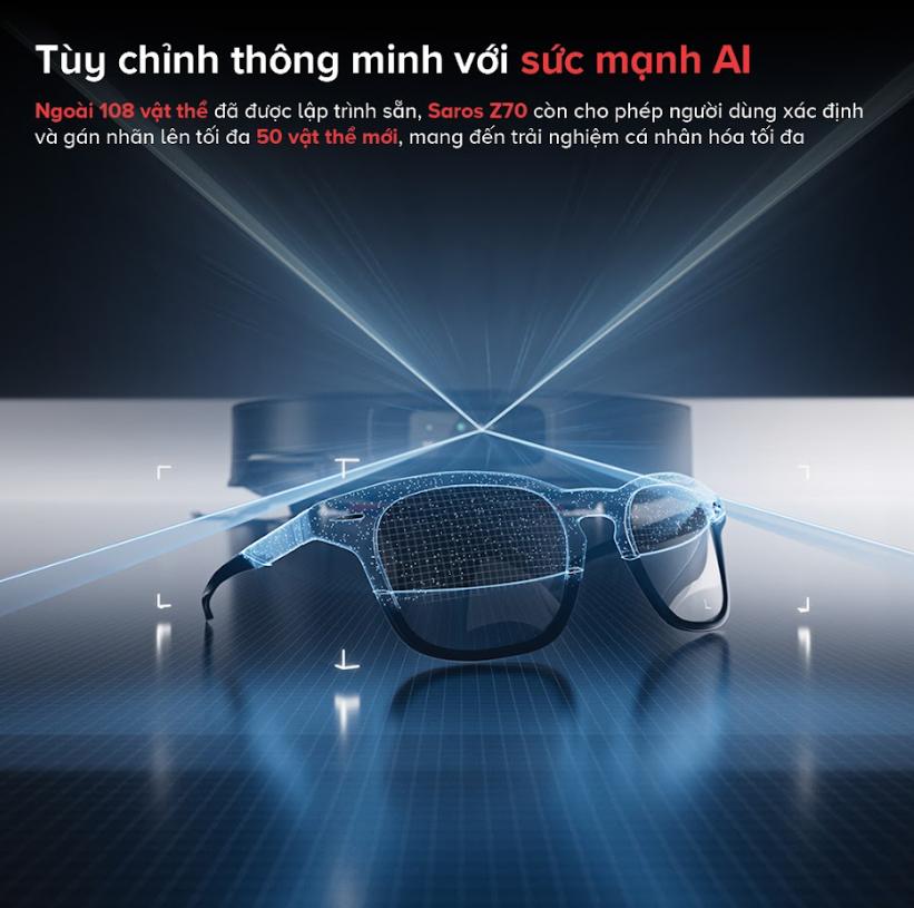 Robot dọn nhà tích hợp cánh tay cơ học Roborock Saros Z70 Lực hút 22.000Pa, Điều Hướng StarSight 2.0 & Dock Sạc Đa Năng 4.0, Nhận diện AI thông minh