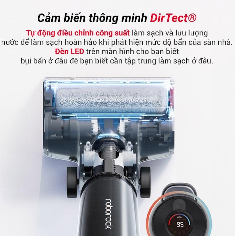 Máy hút bụi cầm tay 2in1 Roborock Dyad Air Lau & hút đồng thời, Lực Hút 17.000Pa, Lau Khô & Ướt, Tự Pha Nước Lau Sàn