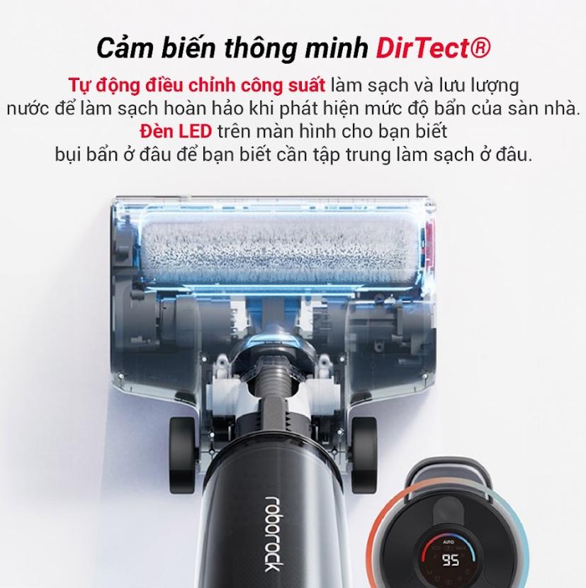 Máy hút bụi lau nhà Roborock Dyad Pro Lực hút 17.000Pa, Chổi lăn kép tràn viền, Tự động giặt à sáy kho giẻ lau
