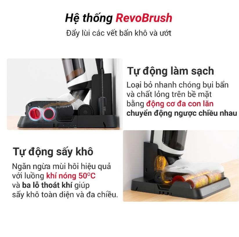 Máy lau nhà hút bụi cầm tay Roborock Dyad Pro Combo Đa Năng 5 Trong 1, Lực Hút 17.000Pa, Tự Động Giặt & Sấy Khô Khí Nóng