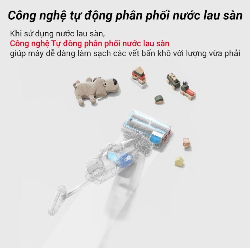Máy lau nhà hút bụi cầm tay Roborock Dyad Pro Combo Đa Năng 5 Trong 1, Lực Hút 17.000Pa, Tự Động Giặt & Sấy Khô Khí Nóng